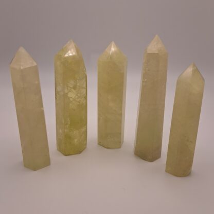 Citrine Healing Crystal Towers - Group of 5