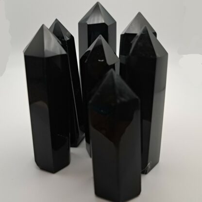 Obsidian Healing Crystal Towers
