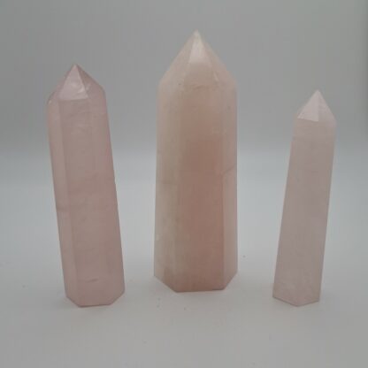 Rose Quartz Healing Crystal Towers